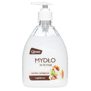 Mydło w płynie do rąk nawilżające zapach migdałowy CLINEX Liquid Soap 500ML 3 Mydło w płynie do rąk nawilżające zapach migdałowy CLINEX Liquid Soap 500ML - obrazek 2