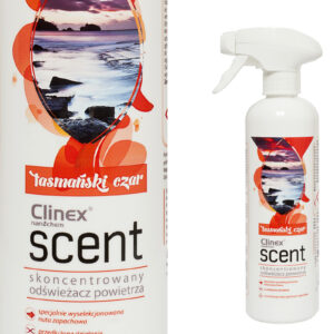 Skoncentrowany odświeżacz powietrza rozpylany na powierzchnie CLINEX Scent - Tasmański Czar 500ML 2 Skoncentrowany odświeżacz powietrza rozpylany na powierzchnie CLINEX Scent - Tasmański Czar 500ML - obrazek 1