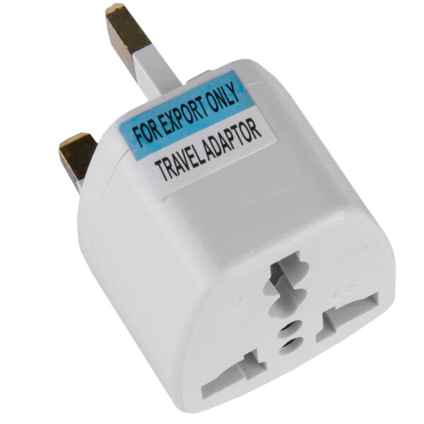Przejściówka adapter wtyczki EU-UK (G) 230V- 250V 13A 3 1012306 3