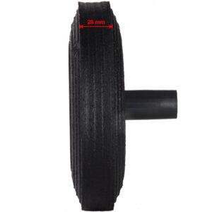 Koło kółko do kubła kontenera na odpady gumowe śr. 200mm 13 Koło kółko do kubła kontenera na odpady gumowe śr. 200mm - obrazek 6