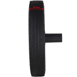 Koło kółko do kubła kontenera na odpady gumowe śr. 300mm 13 Koło kółko do kubła kontenera na odpady gumowe śr. 300mm - obrazek 7