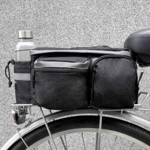 Torba rowerowa na bagażnik z paskiem na ramię 6l czarny 17 Torba rowerowa na bagażnik z paskiem na ramię 6l czarny - obrazek 8