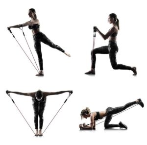 Ekspander do ćwiczeń gumy do fitness + akcesoria ZESTAW 21 Ekspander do ćwiczeń gumy do fitness + akcesoria ZESTAW - obrazek 11