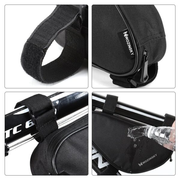 Torba rowerowa na ramę roweru 1.5 l czarny 9 1016467 10 torba rowerowa na rame roweru 15 l czar wozinsky hurtownia sklep