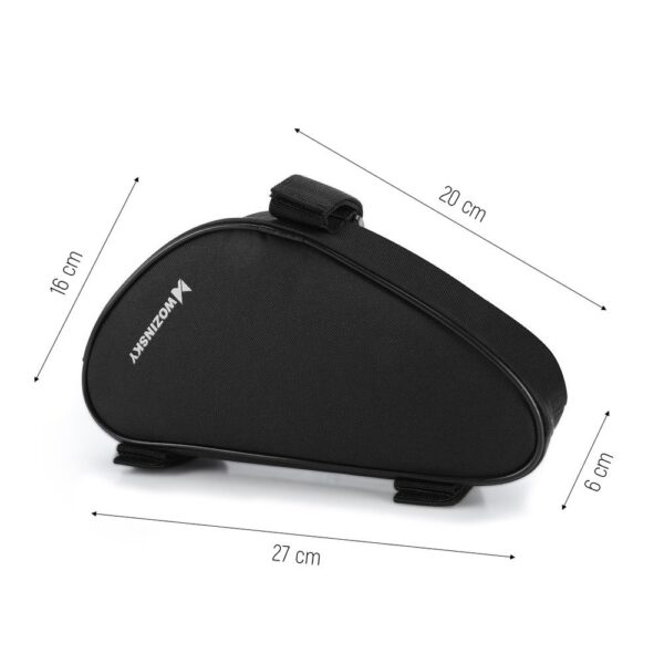 Torba rowerowa na ramę roweru 1.5 l czarny 3 1016467 4 torba rowerowa na rame roweru 15 l czar wozinsky hurtownia sklep