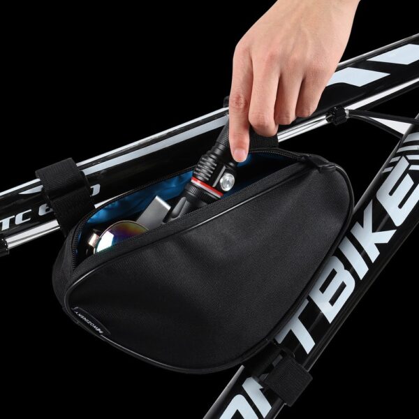 Torba rowerowa na ramę roweru 1.5 l czarny 6 1016467 7 torba rowerowa na rame roweru 15 l czar wozinsky hurtownia sklep