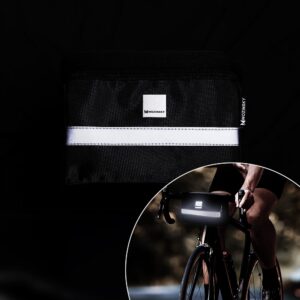 Torba rowerowa na kierownicę z etui na telefon 2 l czarny 15 Torba rowerowa na kierownicę z etui na telefon 2 l czarny - obrazek 5
