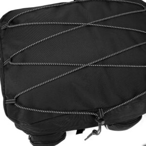 Pojemna torba rowerowa 60 l na bagażnik + osłona przeciwdeszczowa czarna 15 Pojemna torba rowerowa 60 l na bagażnik + osłona przeciwdeszczowa czarna - obrazek 5