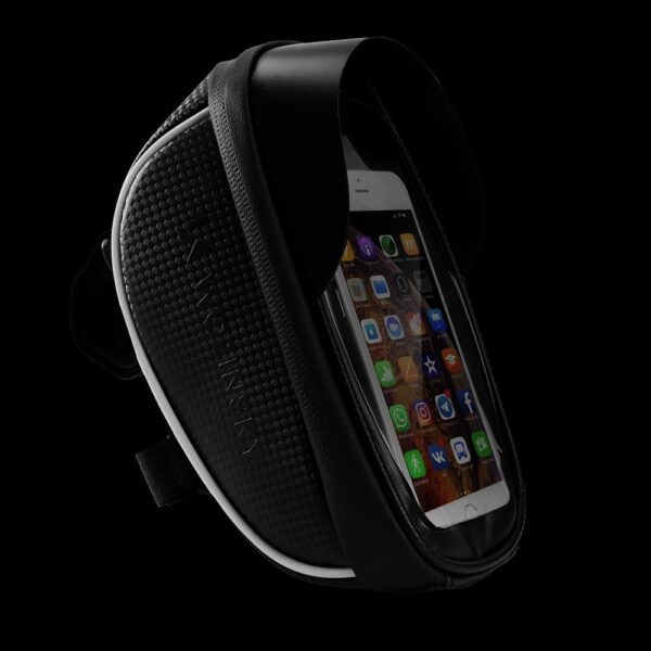 Torba rowerowa na kierownicę z etui na telefon 1 l czarna 9 1016472 10 torba rowerowa na kierownice z etui na t wozinsky hurtownia sklep