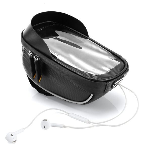 Torba rowerowa na kierownicę z etui na telefon 1 l czarna 7 1016472 8 torba rowerowa na kierownice z etui na t wozinsky hurtownia sklep