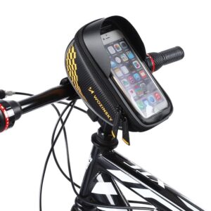Torba rowerowa na kierownicę 1 l pokrowiec na telefon czarny 11 Torba rowerowa na kierownicę 1 l pokrowiec na telefon czarny - obrazek 1