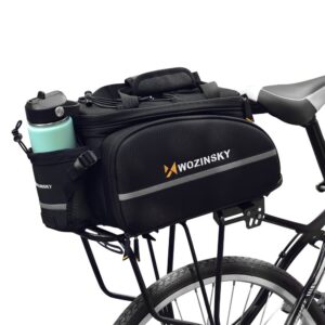 Duża torba rowerowa na bagażnik 35l + pokrowiec przeciwdeszczowy czarny 13 Duża torba rowerowa na bagażnik 35l + pokrowiec przeciwdeszczowy czarny - obrazek 3