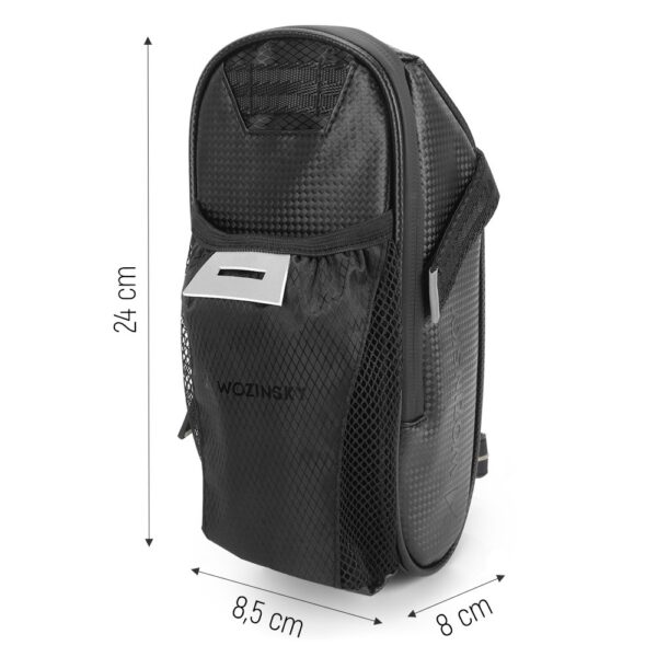 Torba rowerowa pod siodełko 1.5 l czarny 3 1016476 4 torba rowerowa pod siodelko 15 l czarny wozinsky hurtownia sklep
