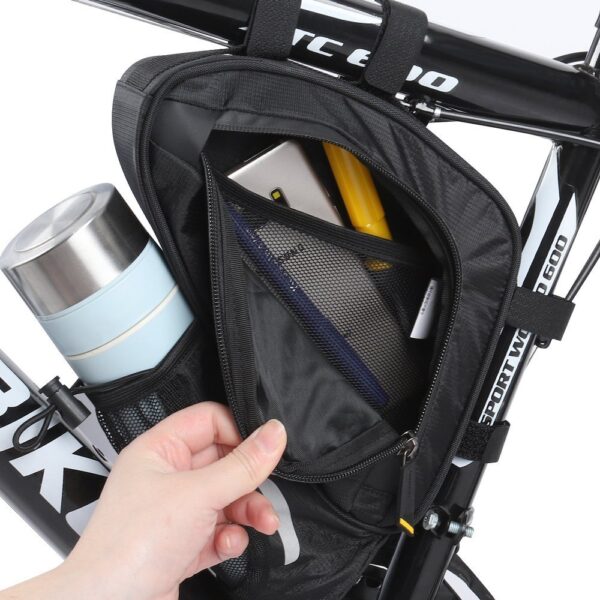 Torba rowerowa pod ramę 1.5l czarna 2 1016479 3 torba rowerowa pod rame 15l czarna wozinsky hurtownia sklep
