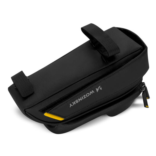 Torba rowerowa na ramę z etui na telefon 1l czarny 3 1016485 4 torba rowerowa na rame z etui na telefon wozinsky hurtownia sklep