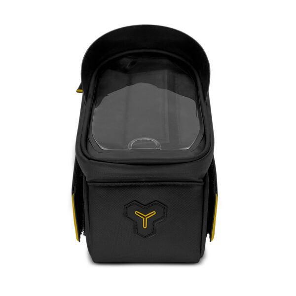 Torba rowerowa na ramę z etui na telefon 1l czarny 4 1016485 5 torba rowerowa na rame z etui na telefon wozinsky hurtownia sklep