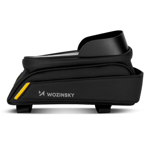 Torba rowerowa na ramę z etui na telefon 1l czarny 5 1016485 6 torba rowerowa na rame z etui na telefon wozinsky hurtownia sklep