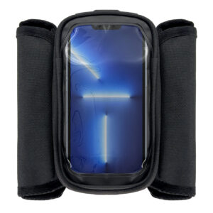 Torba rowerowa na ramę sakwa na rower wodoodporne etui na telefon 1.5l czarny 14 Torba rowerowa na ramę sakwa na rower wodoodporne etui na telefon 1.5l czarny - obrazek 4