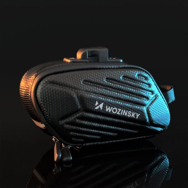 Torba rowerowa pod siodełko wodoodporna 1.5 l czarna 6 1016487 7 torba rowerowa pod siodelko wodoodporna wozinsky hurtownia sklep