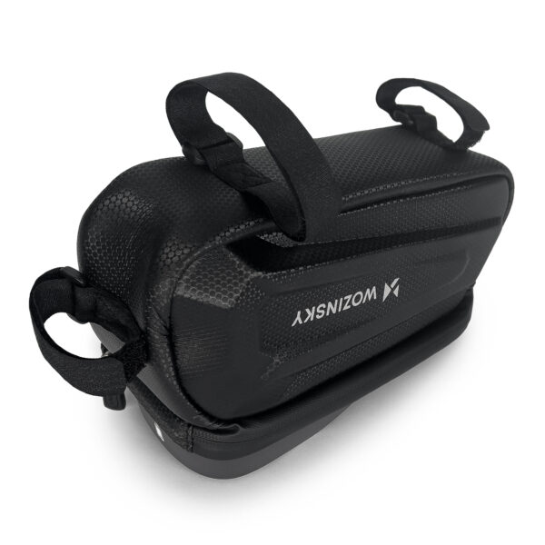 Torba rowerowa na ramę z etui na telefon 1.7 l czarna 3 1016488 4 torba rowerowa na rame z etui na telefon wozinsky hurtownia sklep