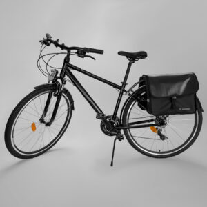 Sakwa rowerowa na bagażnik podwójna 28 l czarna 15 Sakwa rowerowa na bagażnik podwójna 28 l czarna - obrazek 6