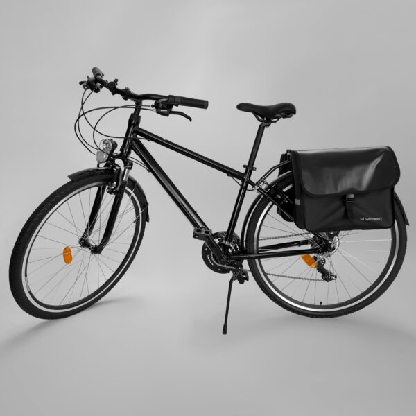 Sakwa rowerowa na bagażnik podwójna 28 l czarna 5 1016496 6 sakwa rowerowa na bagaznik podwojna 28 l wozinsky hurtownia sklep