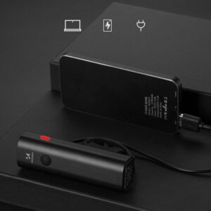 Lampka rowerowa przednia USB białe światło 4 tryby pracy czarna 21 Lampka rowerowa przednia USB białe światło 4 tryby pracy czarna - obrazek 11