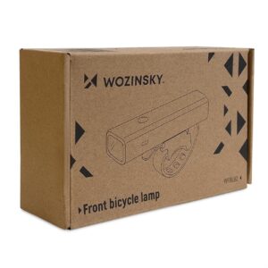 Lampka rowerowa przednia USB białe światło 4 tryby pracy czarna 15 Lampka rowerowa przednia USB białe światło 4 tryby pracy czarna - obrazek 5