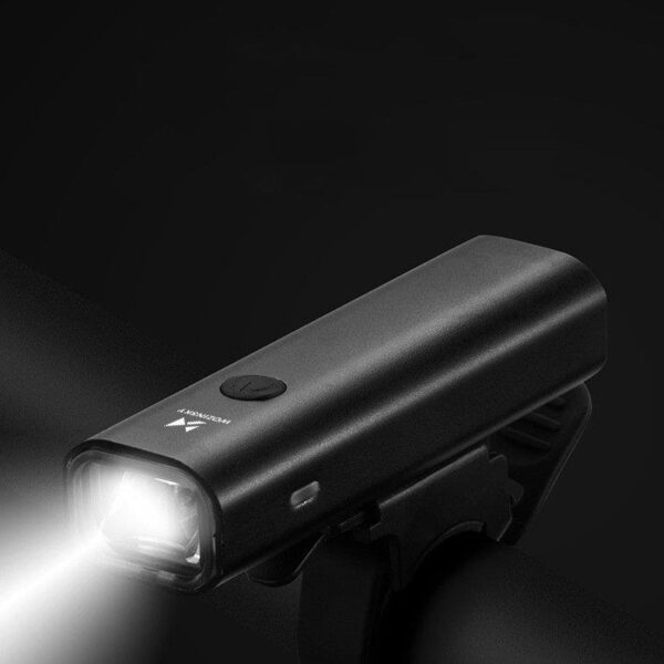 Lampka rowerowa przednia USB białe światło 4 tryby pracy czarna 5 1016500 6 lampka rowerowa przednia usb biale swiat wozinsky hurtownia sklep