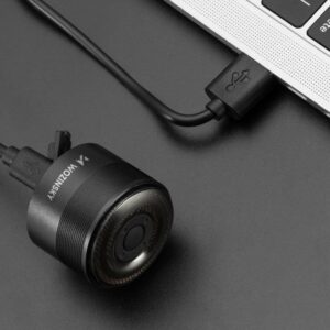 Lampka rowerowa tylna LED z micro USB czerwone światło 5 trybów czarna 17 Lampka rowerowa tylna LED z micro USB czerwone światło 5 trybów czarna - obrazek 7