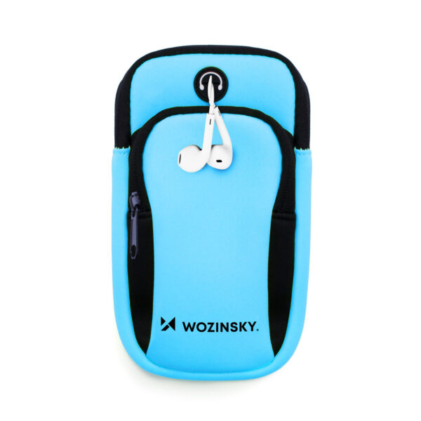 Opaska na telefon do biegania armband niebieska 1 1016509 2 opaska na telefon do biegania armband ni wozinsky hurtownia sklep