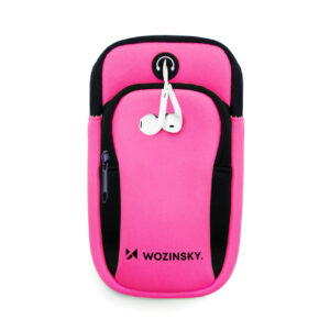 Opaska na telefon do biegania armband różowa 12 Opaska na telefon do biegania armband różowa - obrazek 2
