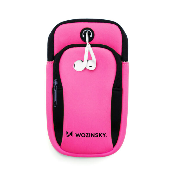 Opaska na telefon do biegania armband różowa 1 1016512 2 opaska na telefon do biegania armband ro wozinsky hurtownia sklep