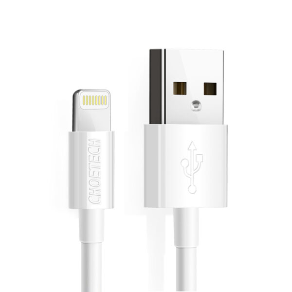 Kabel przewód MFI USB - Lightning 1.2m biały 1 1016563 2 kabel przewod mfi usb lightning 12m b choetech hurtownia sklep