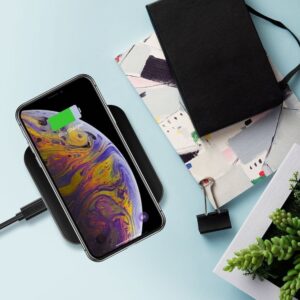 Ładowarka bezprzewodowa Qi 10W do telefonu i słuchawek czarny 13 Ładowarka bezprzewodowa Qi 10W do telefonu i słuchawek czarny - obrazek 7