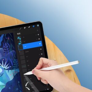 Rysik pen pojemnościowy stylus do iPad aktywny biały 9 Rysik pen pojemnościowy stylus do iPad aktywny biały - obrazek 2
