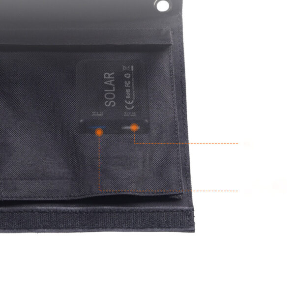 Ładowarka solarna słoneczna turystyczna 22W 2xUSB rozkładana czarna 1 1016582 2 ladowarka solarna sloneczna turystyczna choetech hurtownia sklep