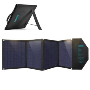 Duża ładowarka solarna 80W rozkładana DC USB C 2xUSB PD QC czarna 12 Duża ładowarka solarna 80W rozkładana DC USB C 2xUSB PD QC czarna - obrazek 3