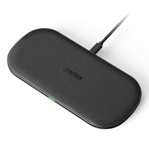 Ładowarka bezprzewodowa Qi do telefonu i słuchawek Airpods 2w1 10W czarny 9 Ładowarka bezprzewodowa Qi do telefonu i słuchawek Airpods 2w1 10W czarny - obrazek 1