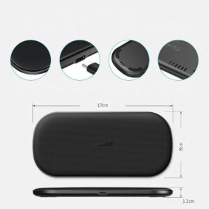 Ładowarka bezprzewodowa Qi do telefonu i słuchawek Airpods 2w1 10W czarny 16 Ładowarka bezprzewodowa Qi do telefonu i słuchawek Airpods 2w1 10W czarny - obrazek 8