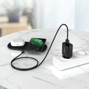 Szybka ładowarka sieciowa QuickCharge 3.0 18W 3A + kabel USB 1m czarny 20 Szybka ładowarka sieciowa QuickCharge 3.0 18W 3A + kabel USB 1m czarny - obrazek 10
