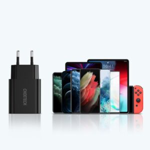 Szybka ładowarka sieciowa QuickCharge 3.0 18W 3A + kabel USB 1m czarny 16 Szybka ładowarka sieciowa QuickCharge 3.0 18W 3A + kabel USB 1m czarny - obrazek 6