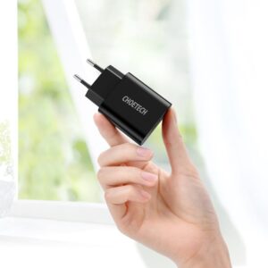 Szybka ładowarka sieciowa QuickCharge 3.0 18W 3A + kabel USB 1m czarny 19 Szybka ładowarka sieciowa QuickCharge 3.0 18W 3A + kabel USB 1m czarny - obrazek 9