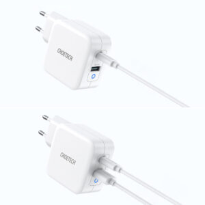 Szybka ładowarka sieciowa GaN USB Typ C PD USB-A QC3.0 65W 3.25A biały 11 Szybka ładowarka sieciowa GaN USB Typ C PD USB-A QC3.0 65W 3.25A biały - obrazek 5