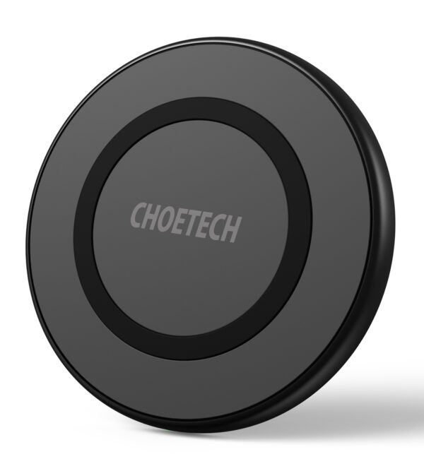 Ładowarka bezprzewodowa Qi 10W + kabel USB - micro USB czarny 1 1016633 2 ladowarka bezprzewodowa10w kabel u choetech hurtownia sklep
