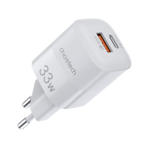 Szybka ładowarka sieciowa GaN USB Typ C PD QC 33W biała 7 Szybka ładowarka sieciowa GaN USB Typ C PD QC 33W biała - obrazek 1