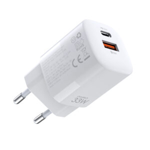 Szybka ładowarka sieciowa GaN USB Typ C PD QC 33W biała 8 Szybka ładowarka sieciowa GaN USB Typ C PD QC 33W biała - obrazek 2