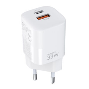 Szybka ładowarka sieciowa GaN USB Typ C PD QC 33W biała 9 Szybka ładowarka sieciowa GaN USB Typ C PD QC 33W biała - obrazek 3