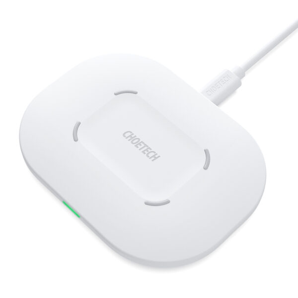 Ładowarka bezprzewodowa Qi 15W + kabel USB - USB Typ C 1m biały 5 1016639 6 ladowarka bezprzewodowa15w kabel u choetech hurtownia sklep