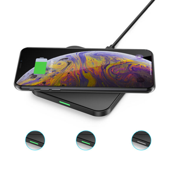 Ładowarka bezprzewodowa Qi telefon słuchawki ładowarka sieciowa EU kabel USB - microUSB 1.2m ZESTAW biały 9 1016641 10 ladowarka bezprzewodowatelefon sluch choetech hurtownia sklep